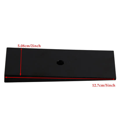 2PCS 2" Wide 4°Degree Steel Leaf Spring Degree Shims Black~·