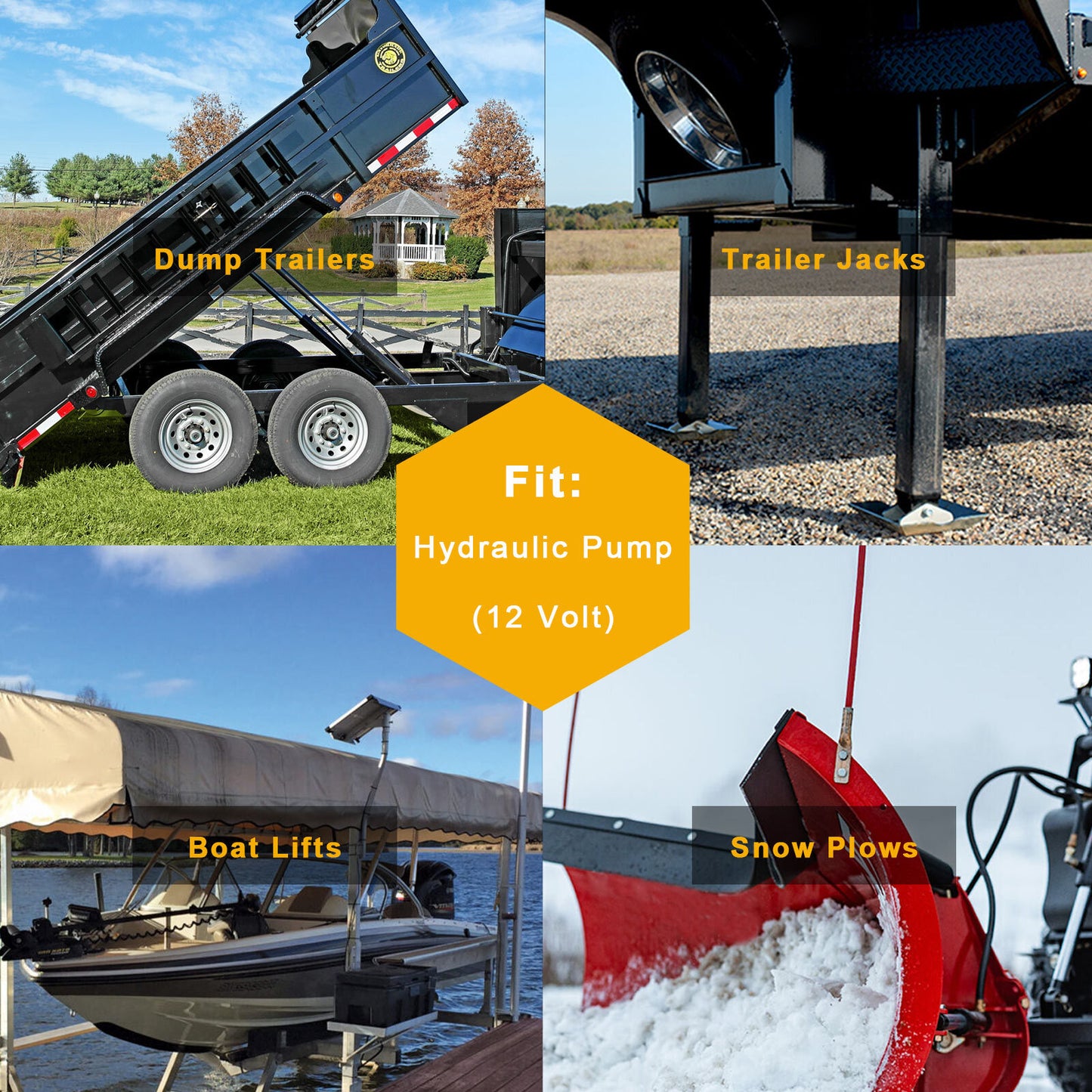 G3-H01 Dump Trailer Wireless Remote Control System Kit Hydraulic Lift Winch Tilt