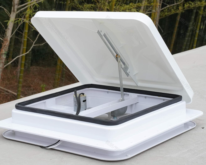 Solid Spare For RV Replacement 14"X14" Roof Vent Cover White Camper Vent Cover