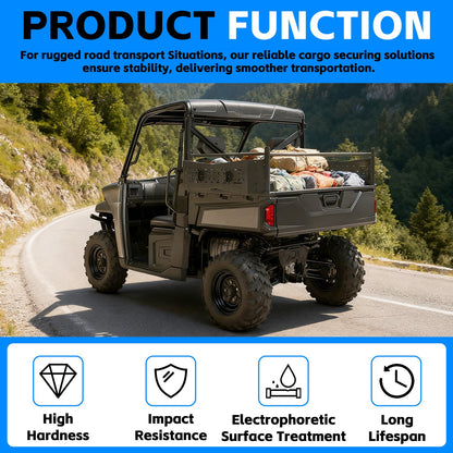 Solid Spare Rear Cargo Rack Bed Rack For Polaris Ranger XP 570/900/1000 Crew 15-25 Steel