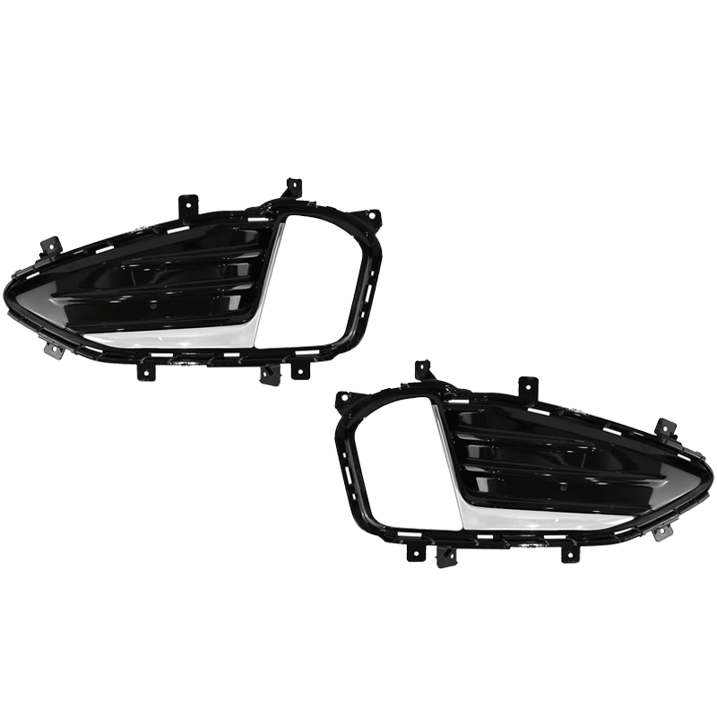 2Pcs Fog Light Cover For 2019-2024 Ford Edge Front Bumper Chrome Trim w/Bezel