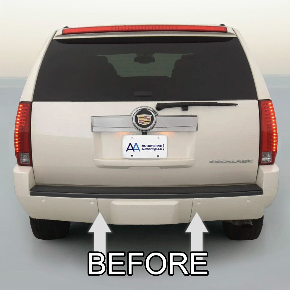 CHROME REAR BUMPER TRIM MOLDING PACKAGE TAILGATE For CADILLAC ESCALADE 07-14
