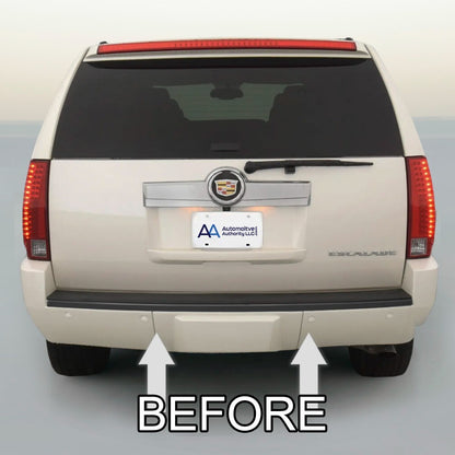 CHROME REAR BUMPER TRIM MOLDING PACKAGE TAILGATE For CADILLAC ESCALADE 07-14