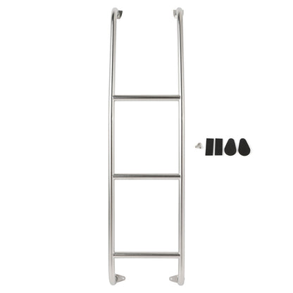 093TS Stainless Steel 3-Step Van Ladder For Ford Transit Low Roof Vans 2014-2025