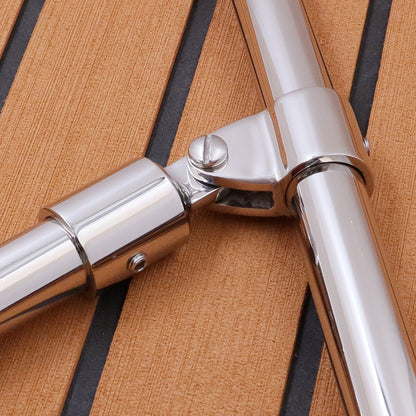 2 PACK 7/8" Eye End Cap Bimini Top Fitting/Hardware - 316 Marine Stainless Steel