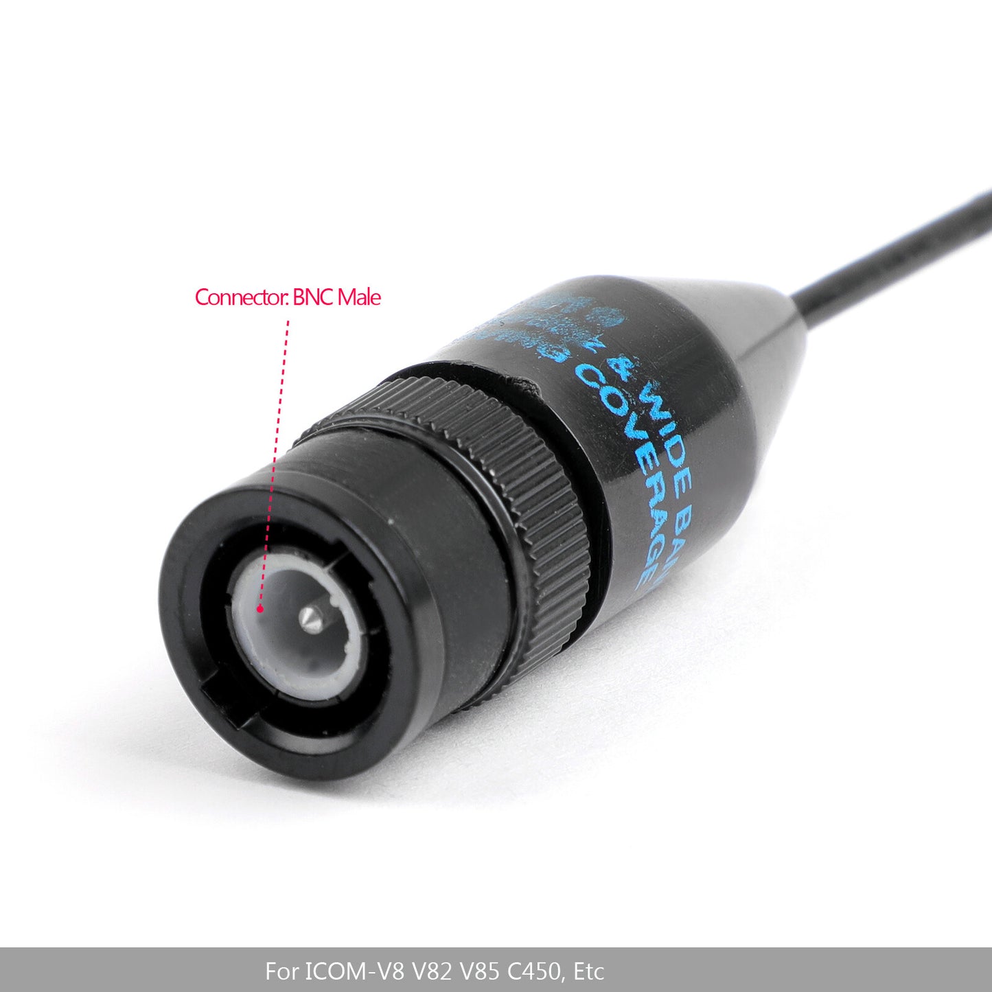 ??RH519 Antenna BNC Male Dual Band VHF UHF 144/430Mhz For ICOM-V8 V82 V85 C450