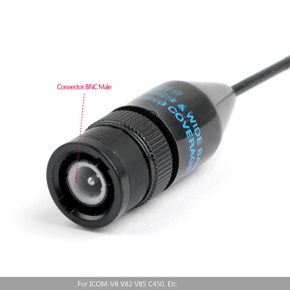 ??RH519 Antenna BNC Male Dual Band VHF UHF 144/430Mhz For ICOM-V8 V82 V85 C450