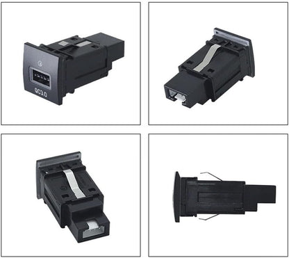 36W USB QC3.0 Charger + PD For Jetta MK6 10-14 Golf/GTI/R-Line 2006-2013 MK5 MK6