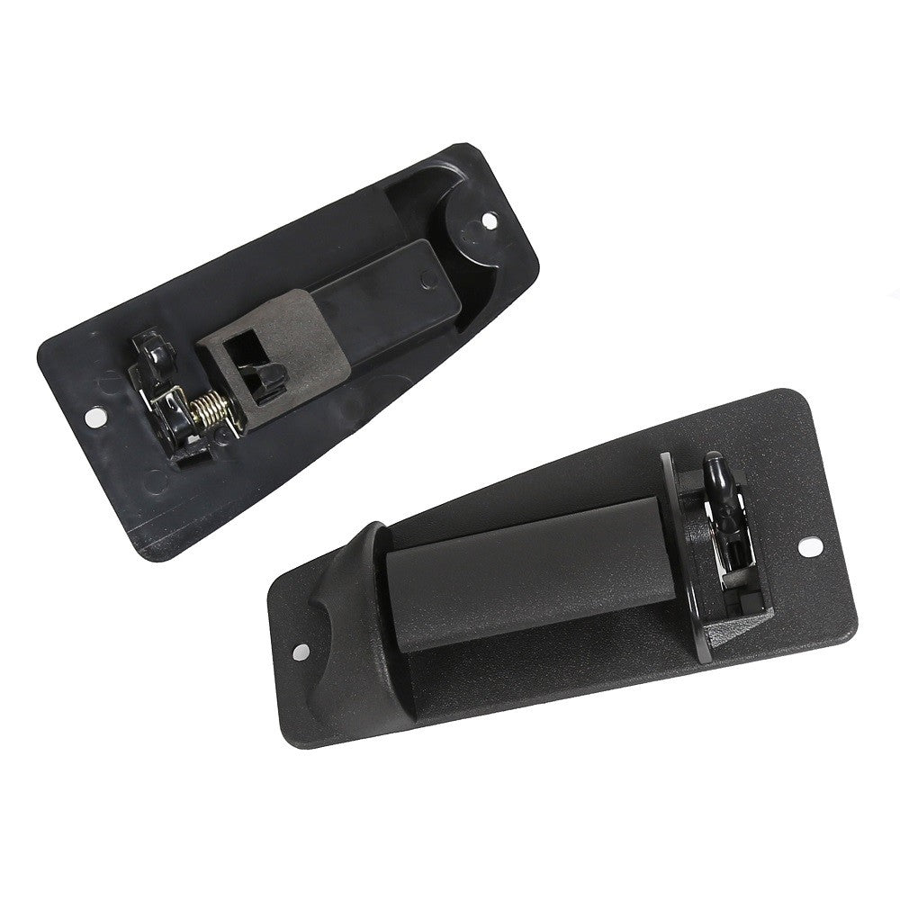 Solid Spare Door Handle Pair Rear Outside For 99-07 Chevy Silverado/GMC Sierra Extended Cab