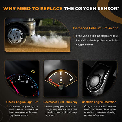 Upstream & Downstream O2 02 Oxygen Sensor For KIA Sorento Forte Hyundai Sonata