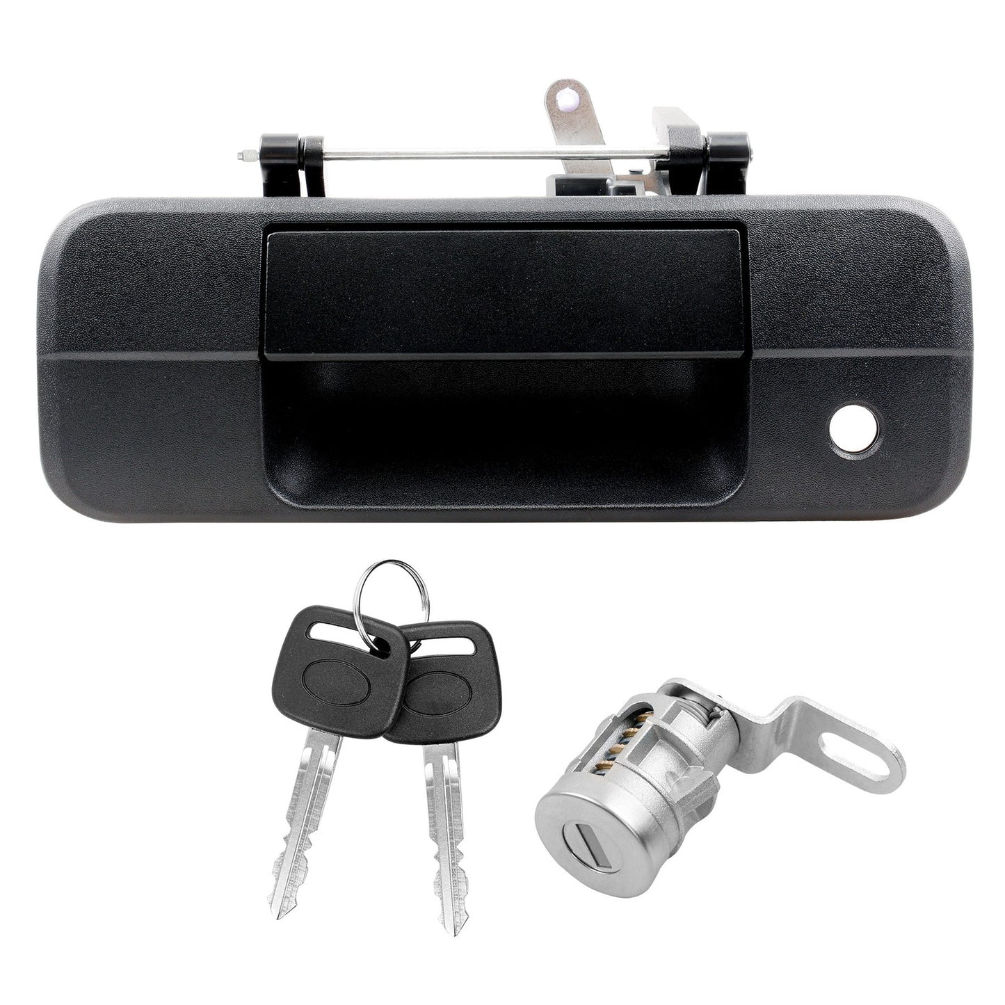 Metal Tailgate Handle Latch w/ Lock Cylinder & Key For 07-13 Toyota Tundra 81213