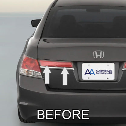 CHROME REAR TAILLIGHT TRIM MOLDING For HONDA ACCORD 2011 2012