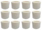 Solid Spare (12) EFP Replacement Wicking Humidifier Filters for Honeywell HC-14V1 Filter E