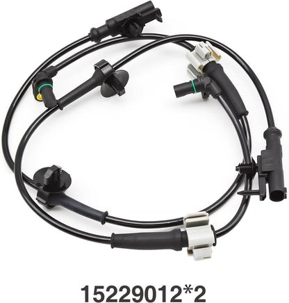 2pcs Front ABS Speed Wheel Sensor For 07- 13 Chevy Silverado GMC Sierra 1500 C3