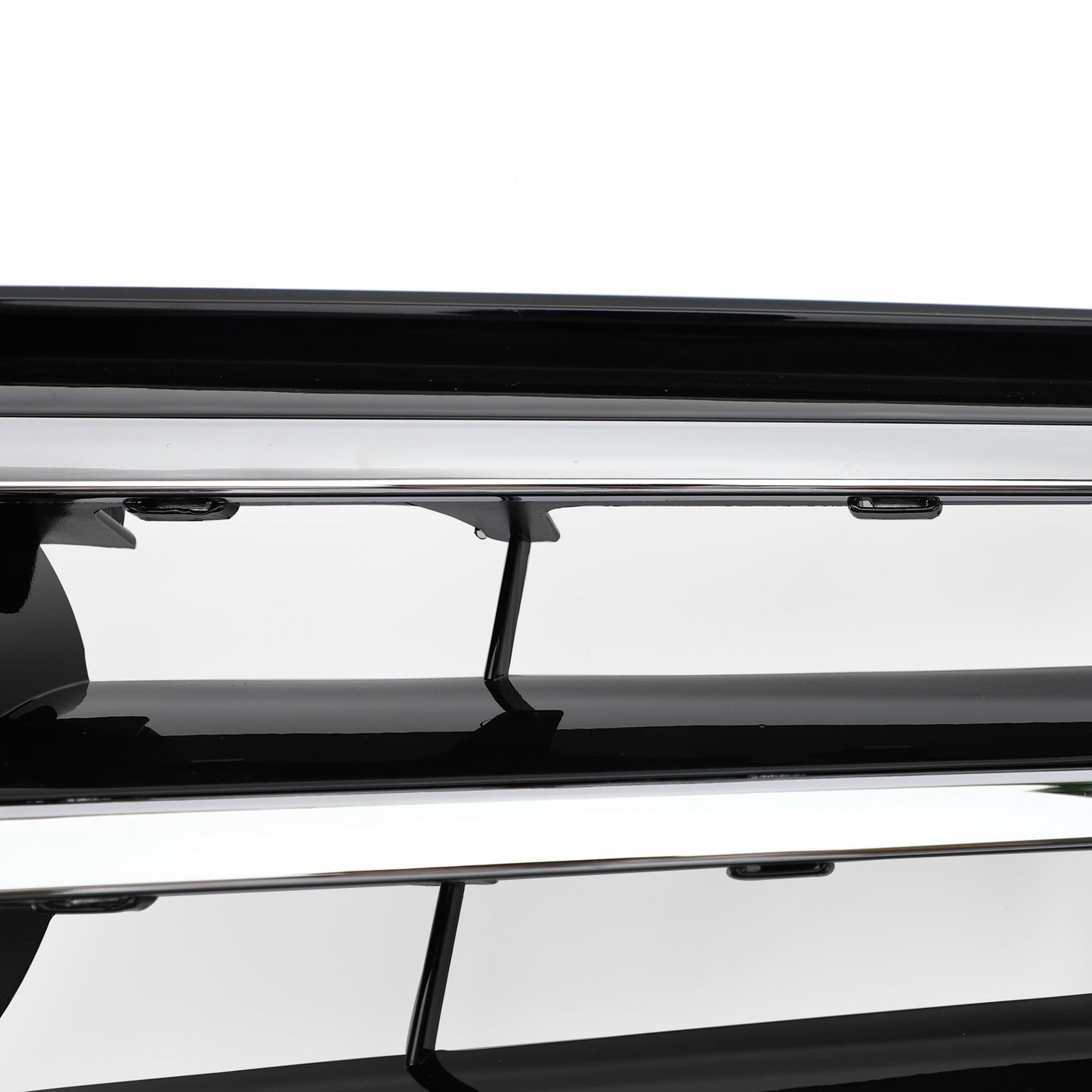 LED Black Chrome Front Grill Grille Fits Benz C Class W204 C300 C350 2008-2014·