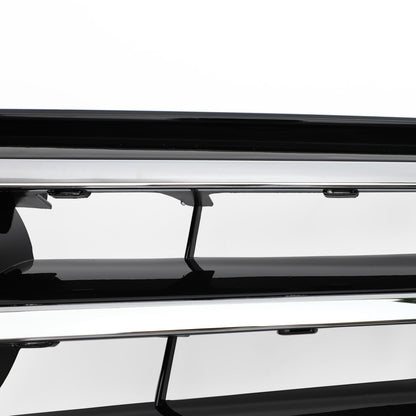 LED Black Chrome Front Grill Grille Fits Benz C Class W204 C300 C350 2008-2014·