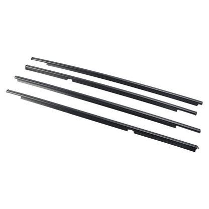 4pcs Outer Door Glass Weatherstrip Moulding For Toyota Yaris Vitz 2005-2010 US