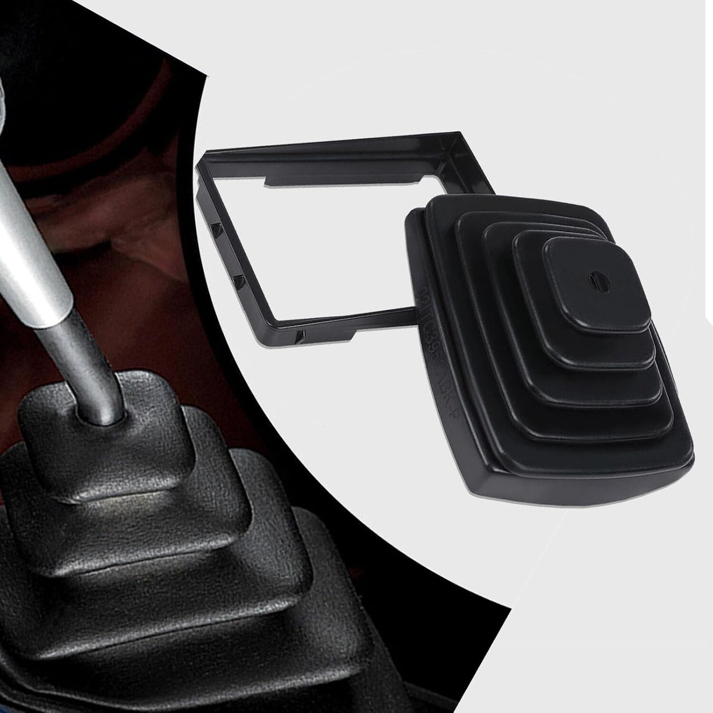 Fit For 1997-04 Jeep TJ Wrangler Manual Trans Shifter Boot & Retainer Bezel Kit