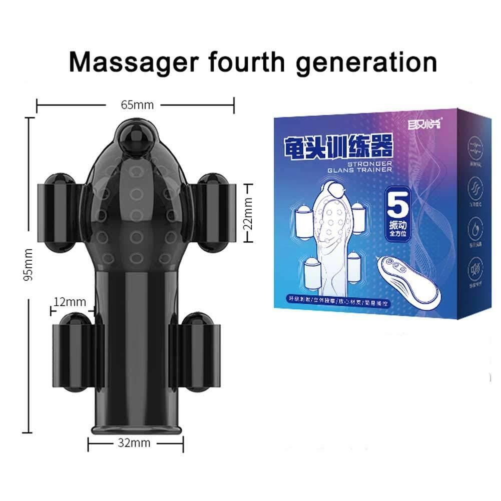 Vibrating Penis Head Massager Male Masturbator Glans Vibrator Sex Toys For Men