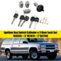 Ignition Switch Cylinder & 3 Door Lock Set W/2 Keys For Suburban Tahoe 98-99 US