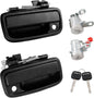 2X Exterior Door Handle w/ Lock Cylinders & Keys Set For 1995-2004 Toyota Tacoma