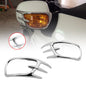 Goldwing Chrome Fairing Mirror Back Accent Grilles for 2001-2011 Honda GL1800