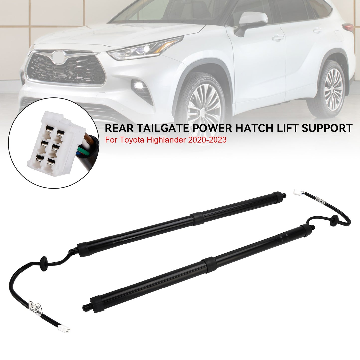2PCS Electric Tailgate Lift 68910-0E070 Fits Toyota Highlander 2020-2023
