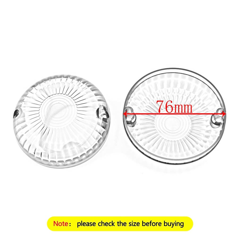 Turn Signal Light Lens Cover For Yamaha V Star 650 1100 Vmax 1200/1700 Clear