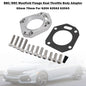 RBC/RRC Manifold Flange Dual Throttle Body Adapter 62mm 70mm For K20A A2 A3