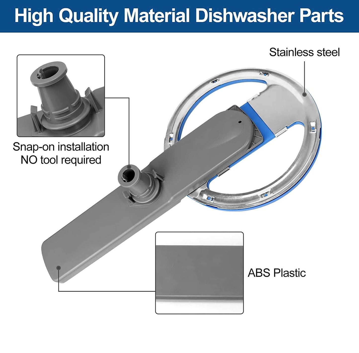 5304507158 Lower Wash Spray Arm Assembly For Frigidaire Dishwashers