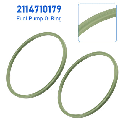 2PCS 2114710179 Fuel Pump Seal Gasket O-Ring for Mercedes-Benz E350 C300 GLK350