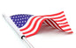 Luggage Rack Vertical Flag Pole American For Honda GoldWing GL1800 2001-2012 USA