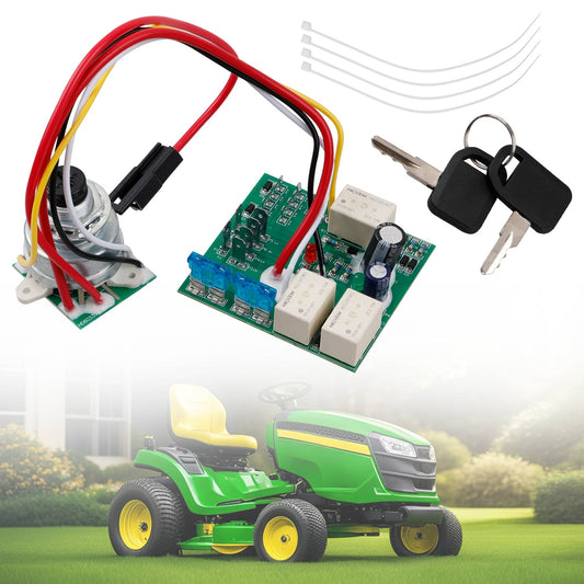 Solid Spare AM132500U Ignition Switch Module w/ Keys For John Deere LX255 GX255 AUC15805