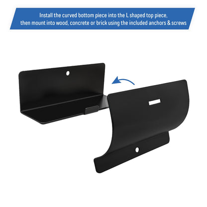 Wall Mount Ladder Wheelbarrow Hanger Hook Heavy-Duty Storage for Garage Wall (2)