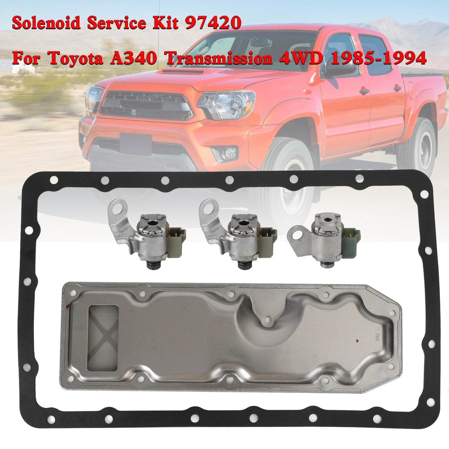 Solenoid Service Kit 97420 For Toyota A340 Transmission 4WD 1985-1994 1993 1992