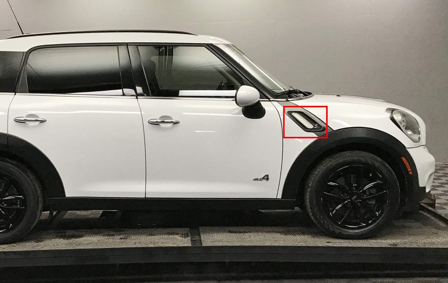 For Mini Cooper Countryman 2012-2017 R60 R61 Fender Side Marker Light Clear Lens