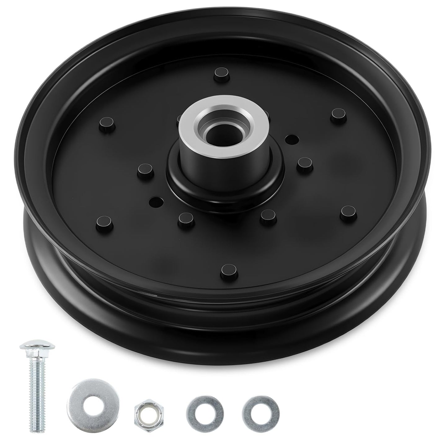 1X 604231 Flat Idler Pulley For Hustler Raptor 48" 52" 54" 60" Deck Mower 126124