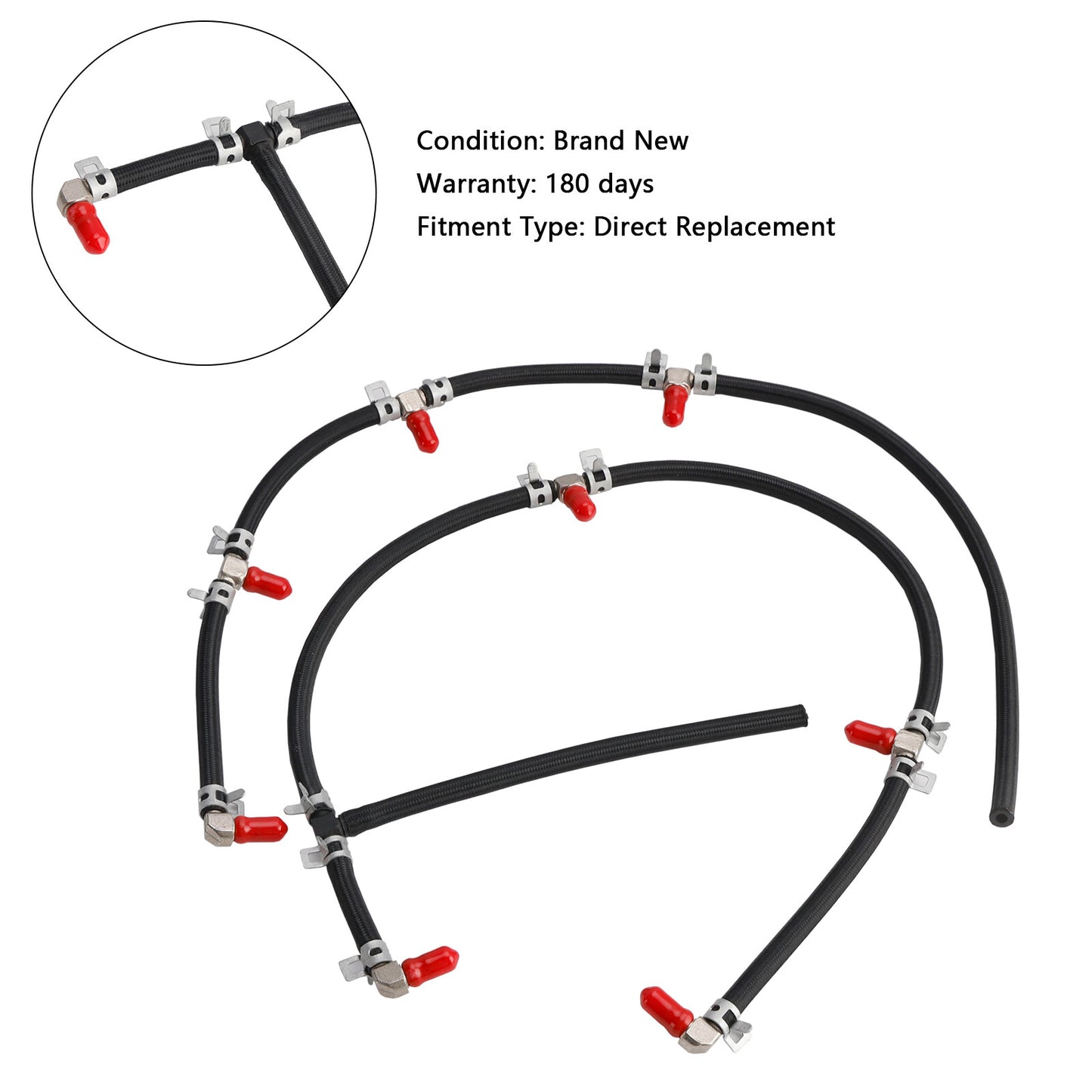 Fuel Injector Return Line Kit Fits Duramax 2004-2010 6.6L Diesel Truck Engines