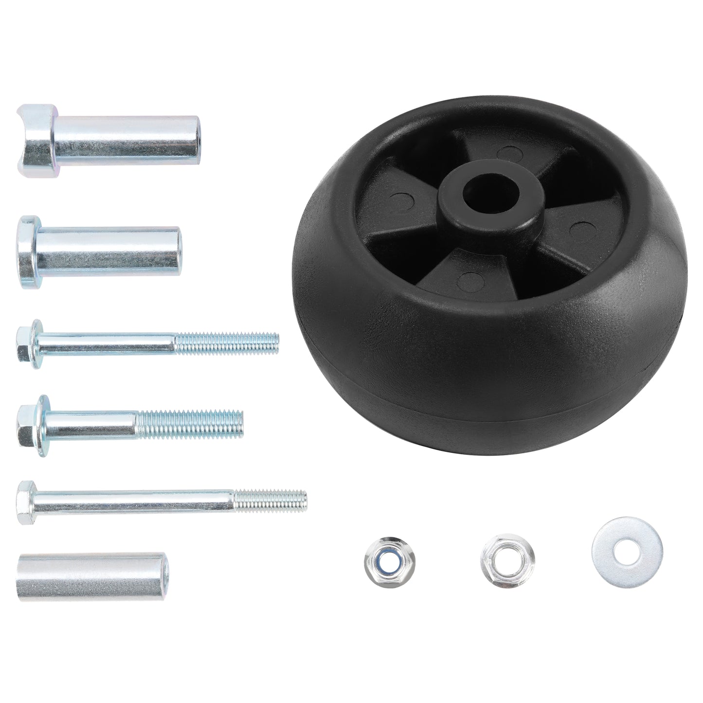 Solid Spare Deck Wheel Kit for John Deere Mower GT242 GT262 GT275 GX325 GX335 GX345 GX355