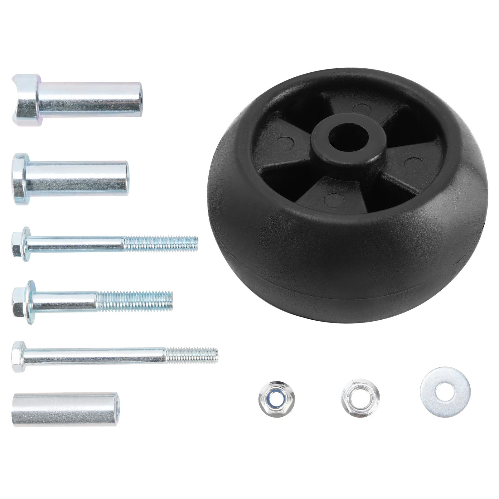 Solid Spare Deck Wheel Kit for John Deere Mower GT242 GT262 GT275 GX325 GX335 GX345 GX355
