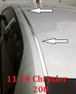 For 2011-2014 CHRYSLER 200 CHROME ROOF TOP TRIM MOLDING KIT