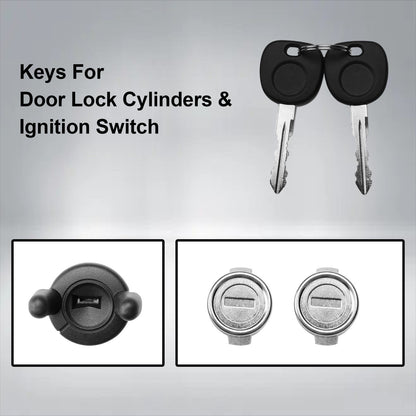 Front Door Lock Cylinders & Ignition Switch for Chevy Tahoe Silverado GMC Sierra