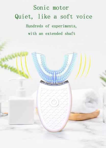 Teeth Whitening Nano Light Wireless Automatic 360 deg. Electric Sonic Toothbrush