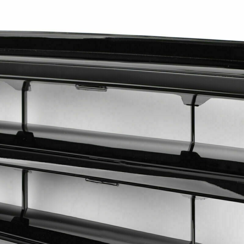 ??Front Bumper Grille For For Benz C Class W204 W/LED Emblem C300/C350 08-14 Blk