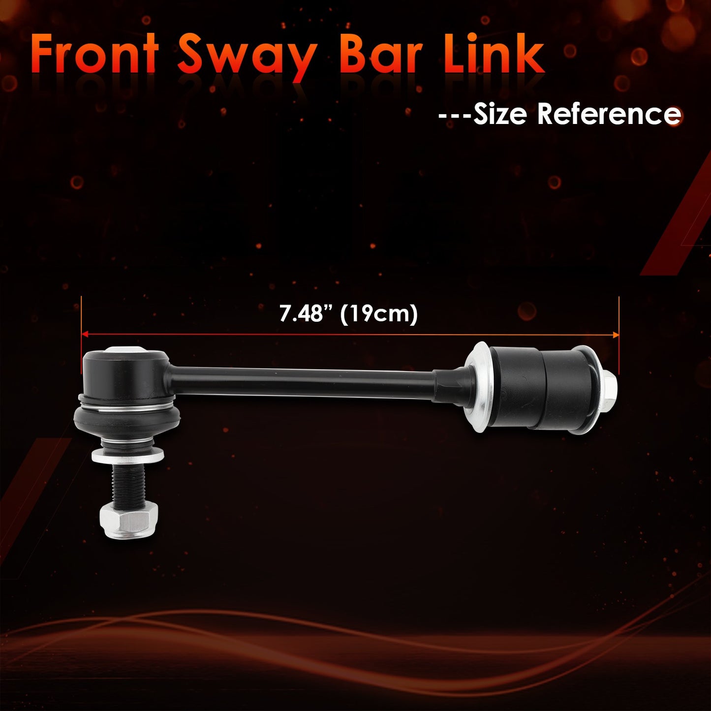 2Pc Left & Right Front Sway Bar Stabilizer Links For 00-07 Toyota Tundra Sequoia