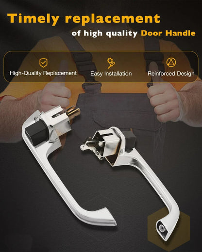 Chrome Metal Exterior Door Handle Set For 73-91 Chevy Blazer GMC C/K 1500 TRUCK