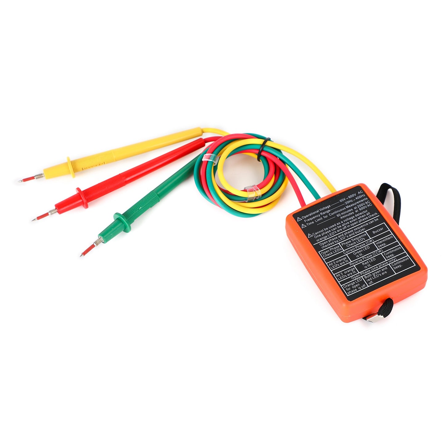 3 Phase Seq#1nce Rotation Tester Indicator Detector Meter LED Buzzer Tool Kit
