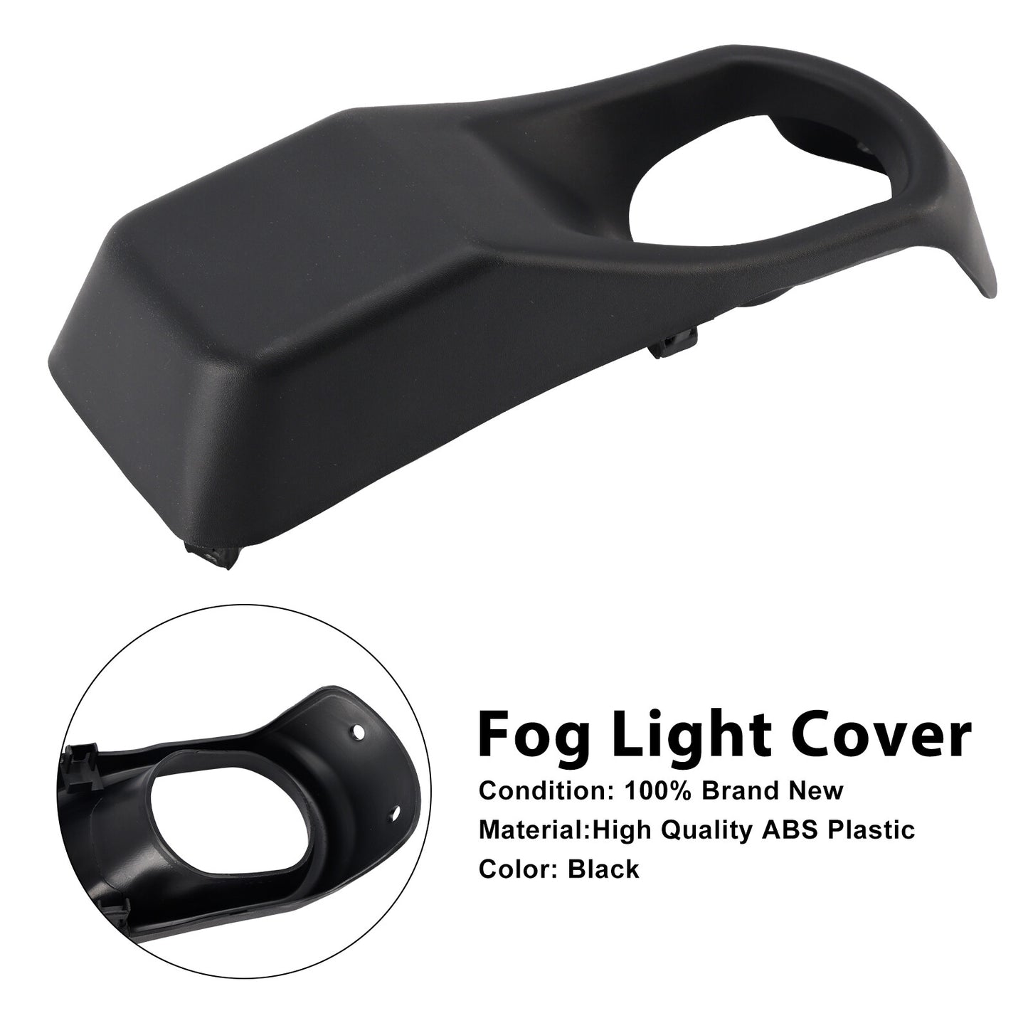 Right Fog Light Bezel Trim For Jeep Wrangler JL Gladiator 18-25 68295558AA