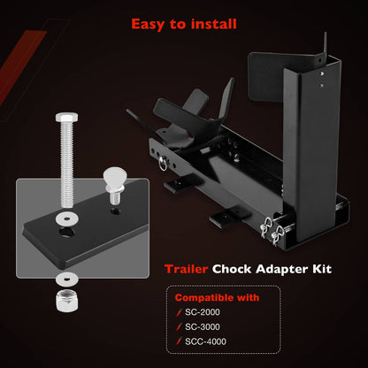 Motorcycle Trailer Stop Adapter Kit For Pit-Stop Wheel Chock System SC-3000