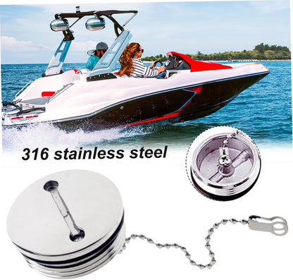 Boat Deck Fill Cap Cabin Hardware 2 Inch 316 Stainless Steel Boat Parts